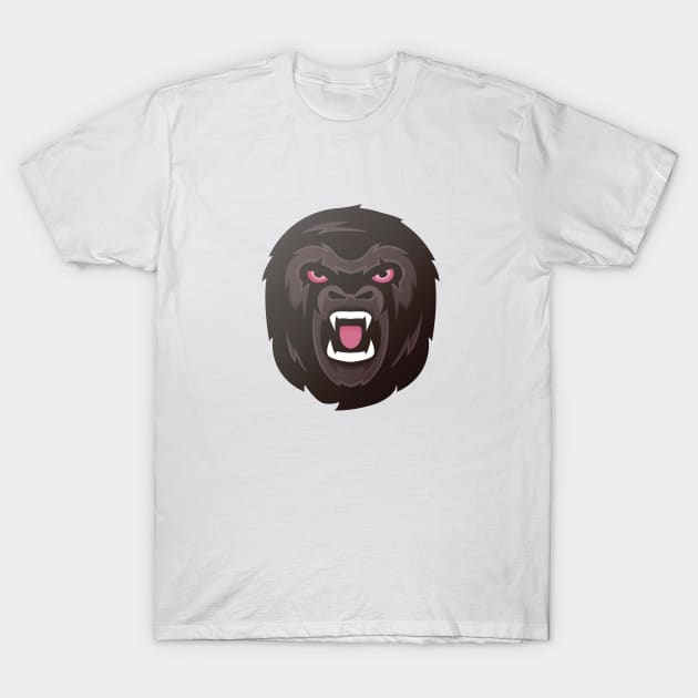 Gorilla head T-Shirt by mkstore2020